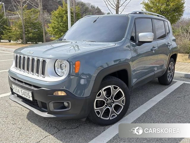 Jeep Renegade 2018 Серебристо-серый из Кореи