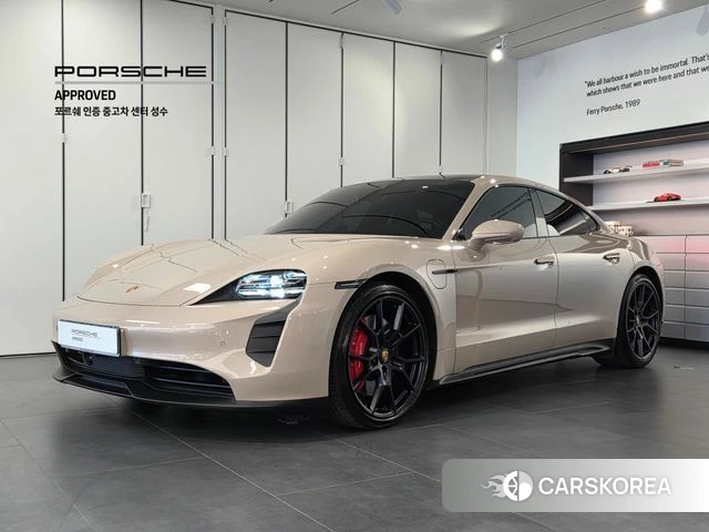 Porsche Taycan 2023 Жемчужный цвет из Кореи