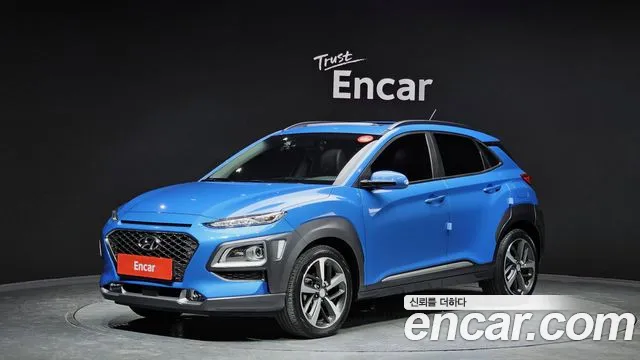 Hyundai Kona 2018 Синий из Кореи