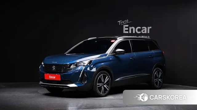 Peugeot 5008 second generation 2023 Синий из Кореи