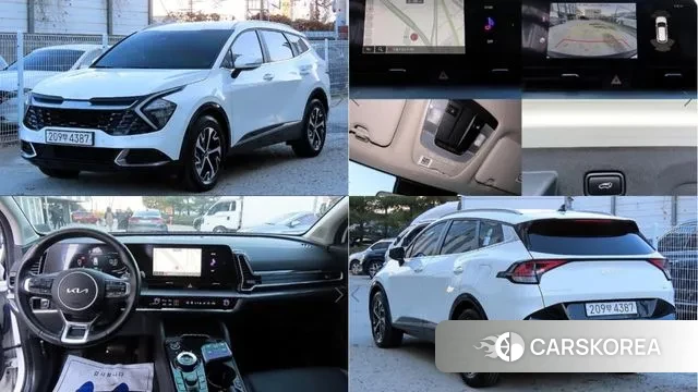 Kia Sportage 5th Generation Hybrid 2021 Белый из Кореи