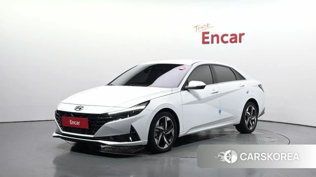 Hyundai Avante (CN7) 2020 Белый из Кореи