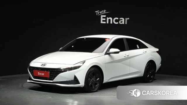 Hyundai Avante (CN7) 2023 Белый из Кореи
