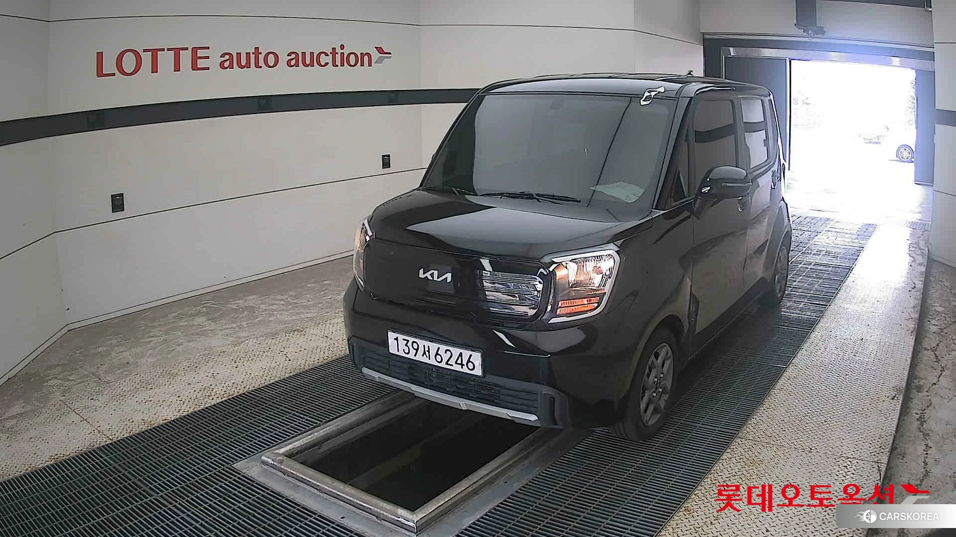 Kia Ray 2024 Черный из Кореи