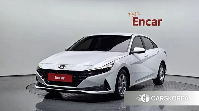 Hyundai Avante (CN7) 2020 Белый из Кореи