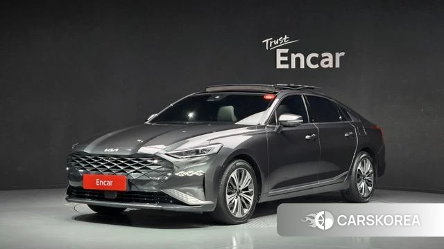 Kia K8 Hybrid 2021 Серый из Кореи