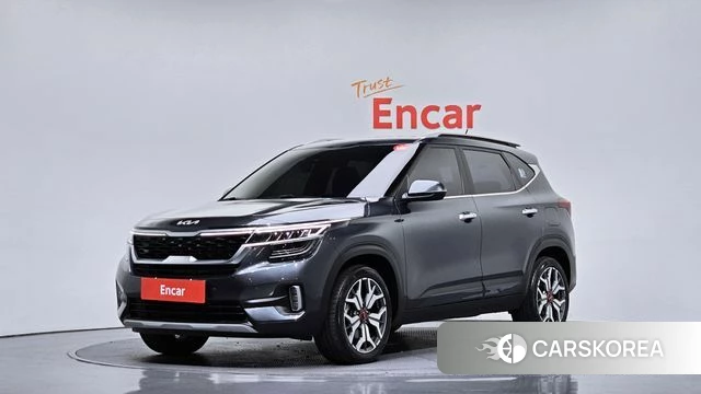 Kia Seltos 2022 Серый из Кореи