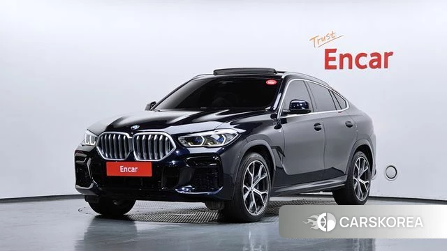 BMW X6 (G06) 2022 Синий из Кореи