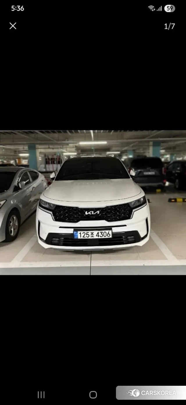 Kia Sorento 4th Generation 2021 Белый из Кореи