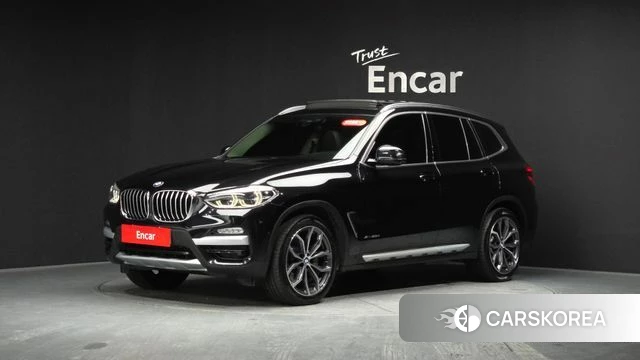 BMW X3 (G01) 2018 Черный из Кореи