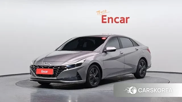 Hyundai Avante Hybrid (CN7) 2022 Серебристо-серый из Кореи