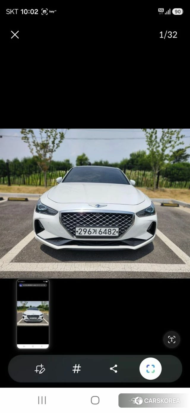 Genesis G70 2019 Белый из Кореи