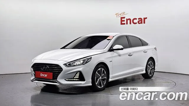 Hyundai Sonata New Rise Hybrid 2018 Белый из Кореи