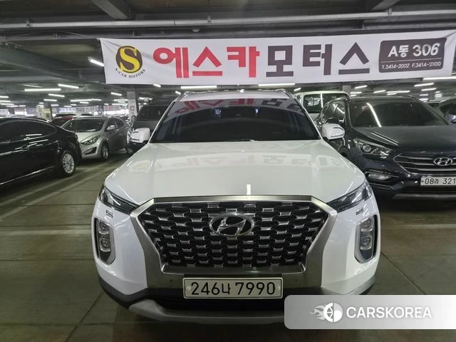 Hyundai Palisade 2019 Белый из Кореи