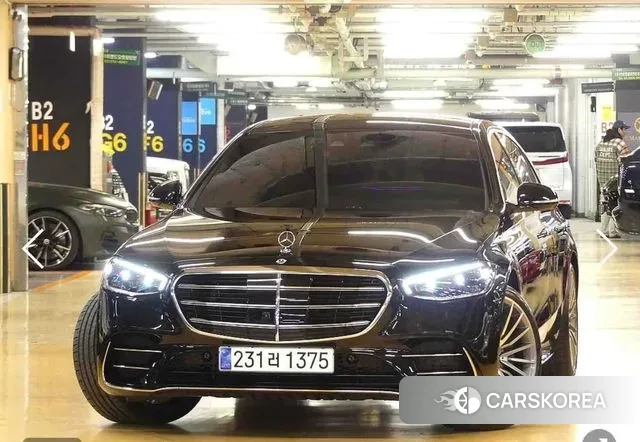 Mercedes-Benz S-Class W223 2023 Черный из Кореи