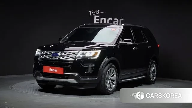 Ford Explorer 2018 Черный из Кореи