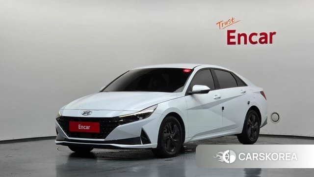 Hyundai Avante (CN7) 2022 Белый из Кореи