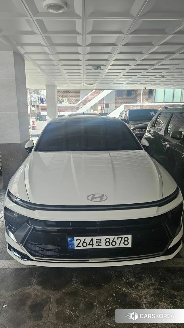 Hyundai Sonata D Edge Hybrid (DN8) 2024 Белый из Кореи