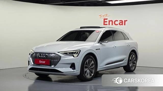 Audi e-Tron 2023 Белый из Кореи