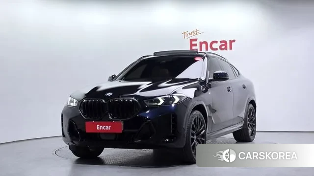 BMW X6 (G06) 2025 Черный из Кореи