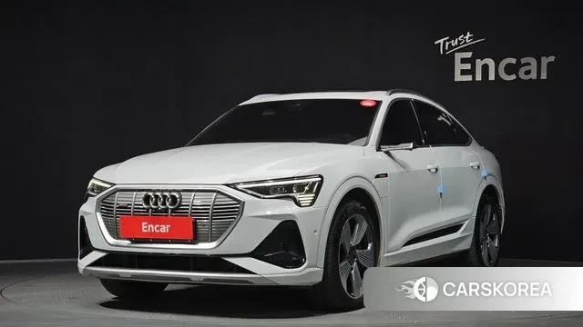 Audi e-Tron 2022 Белый из Кореи