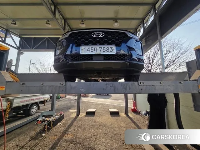 Hyundai Santa Fe TM 2018 Синий из Кореи