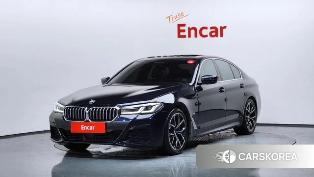 BMW 5 Series (G30) 2021 Черный из Кореи