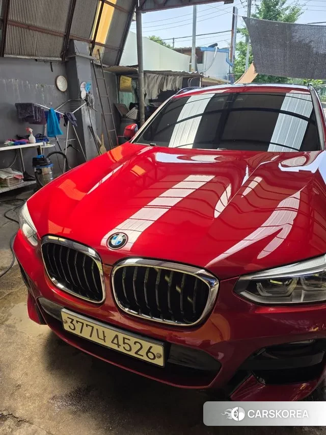 BMW X4 (G02) 2020 Красный из Кореи