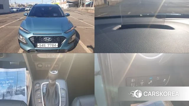 Hyundai Kona 2018 Синий нефрит из Кореи