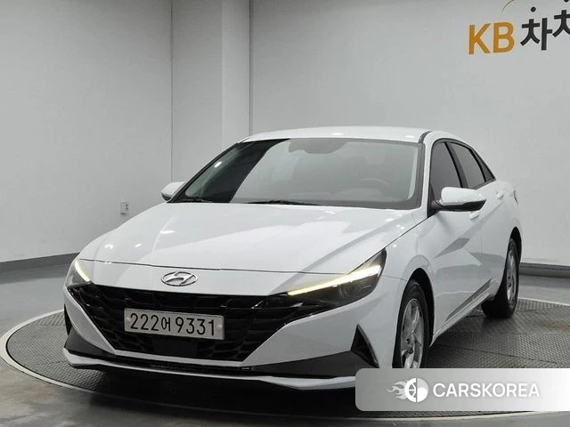 Hyundai Avante (CN7) 2021 Белый из Кореи