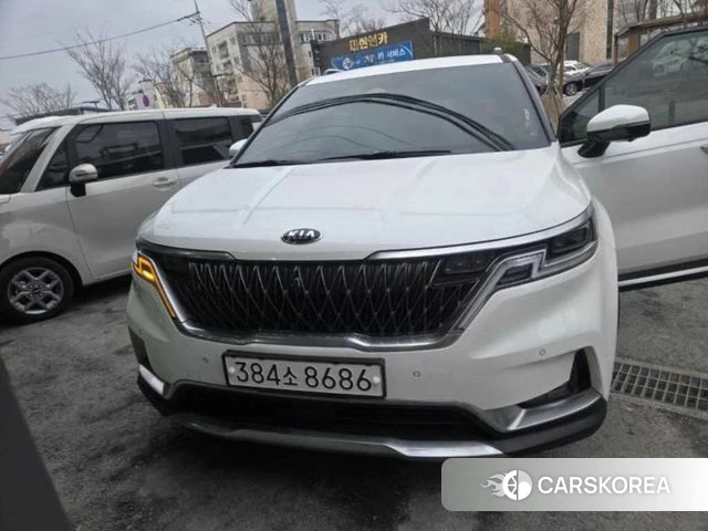 Kia Carnival 4th generation 2021 Белый из Кореи