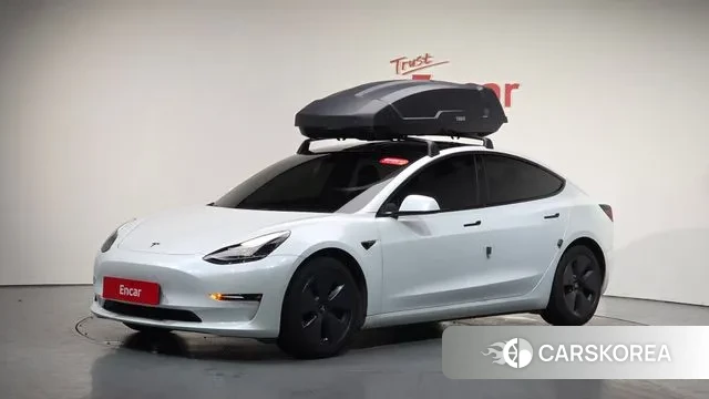 Tesla Model 3 2021 Белый из Кореи