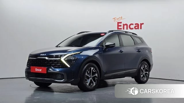 Kia Sportage 5th Generation Hybrid 2021 Синий из Кореи
