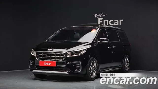 Kia The New Carnival 2019 Черный из Кореи