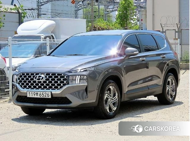 Hyundai The New Santa Fe 2021 Серый из Кореи