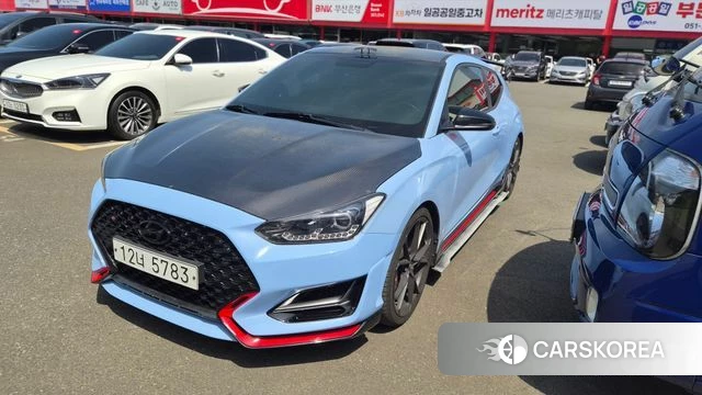 Hyundai Veloster (JS) 2018 Небесно-голубой из Кореи