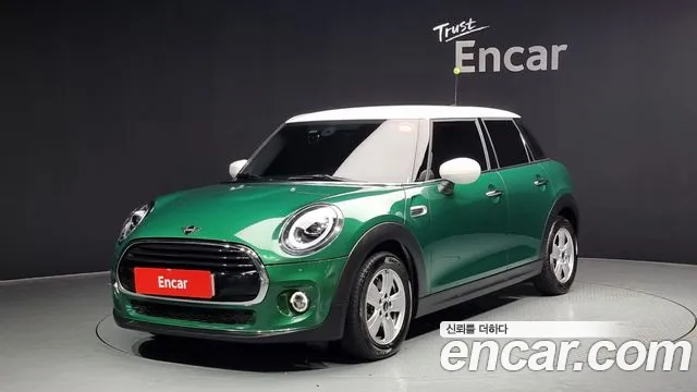 Mini Cooper 2021 Темно-зеленый из Кореи