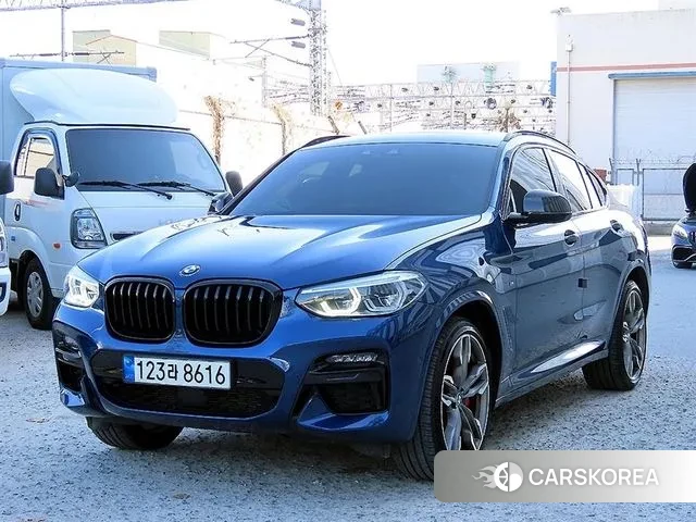 BMW X4 (G02) 2021 Черный из Кореи