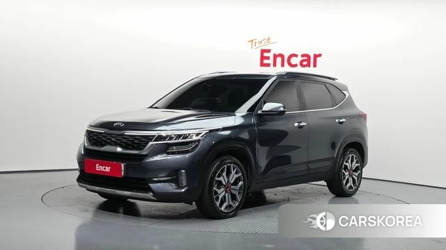 Kia Seltos 2019 Черный из Кореи