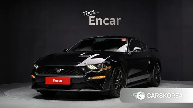 Ford Mustang 2021 Черный из Кореи