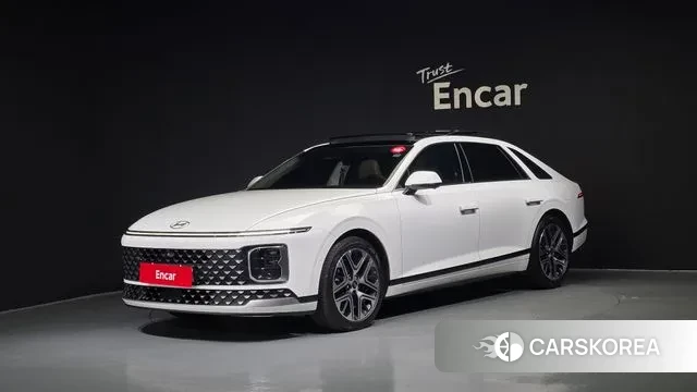 Hyundai Grandeur Hybrid (GN7) 2023 Белый из Кореи