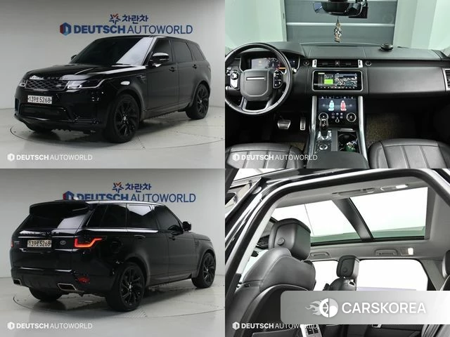 Land Rover Range Rover Sport 2nd Generation 2018 Черный из Кореи