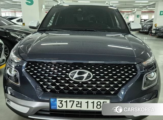 Hyundai Venue 2021 Темно-зеленый из Кореи