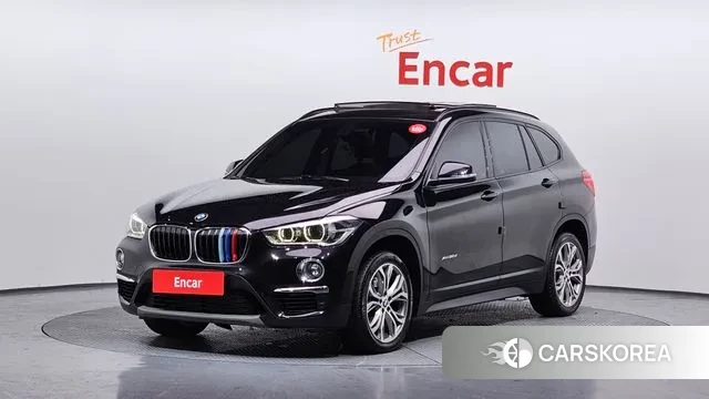 BMW X1 (F48) 2018 Черный из Кореи