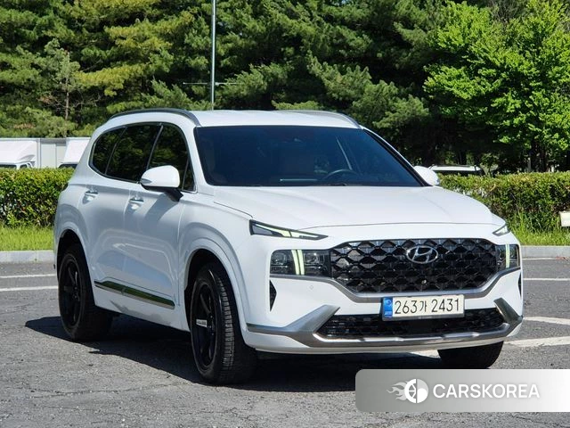 Hyundai The New Santa Fe 2022 Белый из Кореи