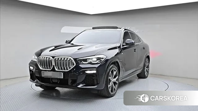 BMW X6 (G06) 2020 Черный двухцветный из Кореи
