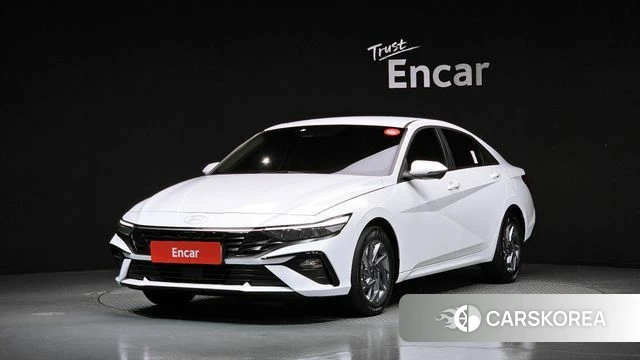 Hyundai The New Avante (CN7) 2023 Белый из Кореи