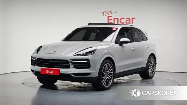 Porsche Cayenne (PO536) 2022 Серебряный из Кореи