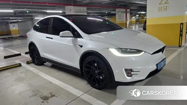 Tesla Model X 2019 Белый из Кореи