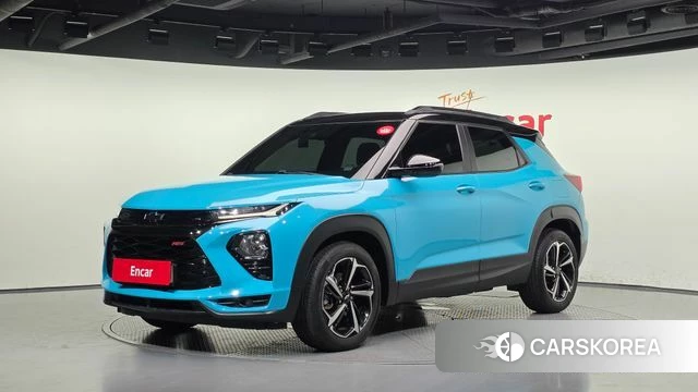 Chevrolet (GM Daewoo) Trailblazer 2021 Небесно-голубой из Кореи
